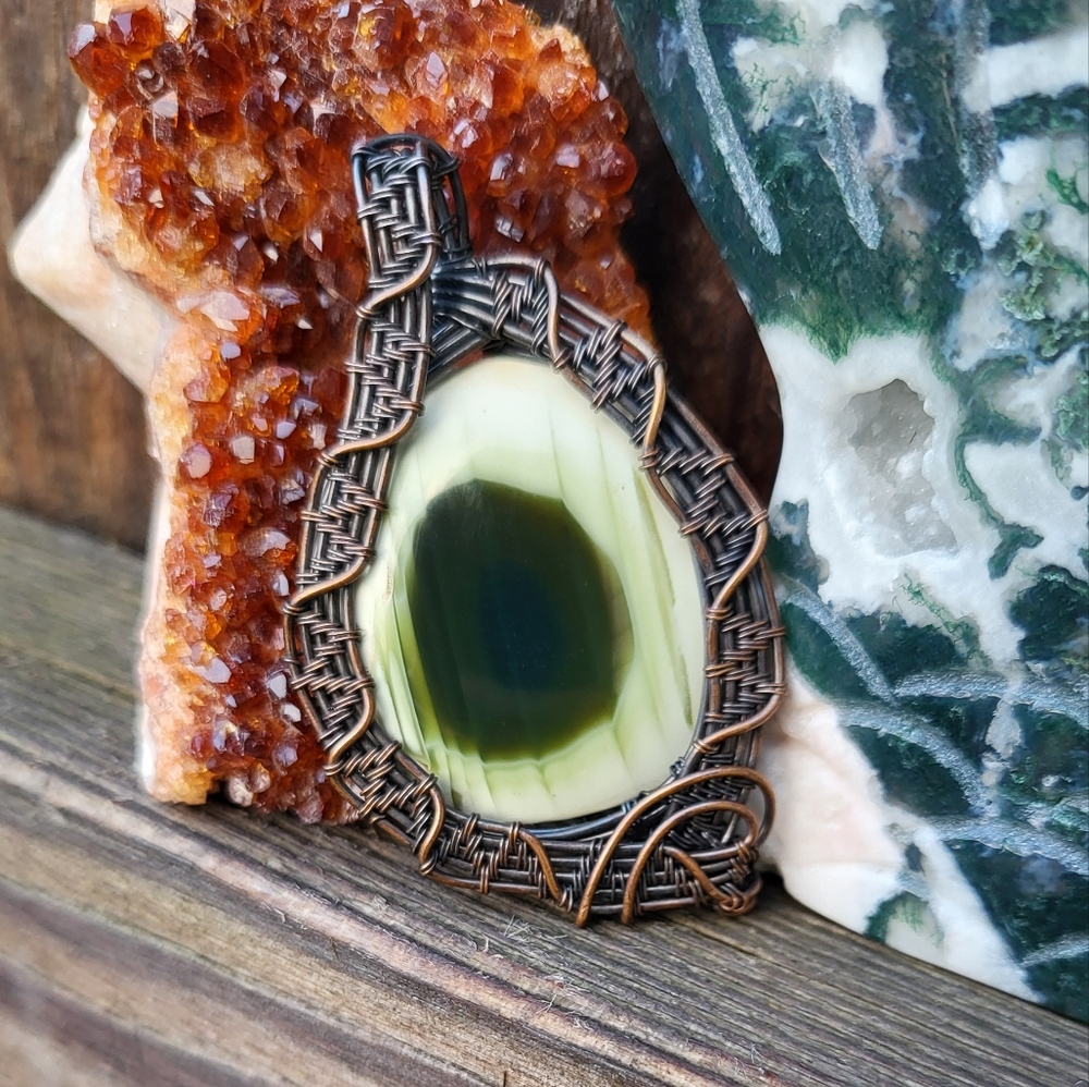 Designer Handcrafted Imperial Jasper Pendant